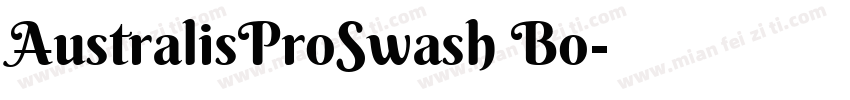 AustralisProSwash Bo字体转换